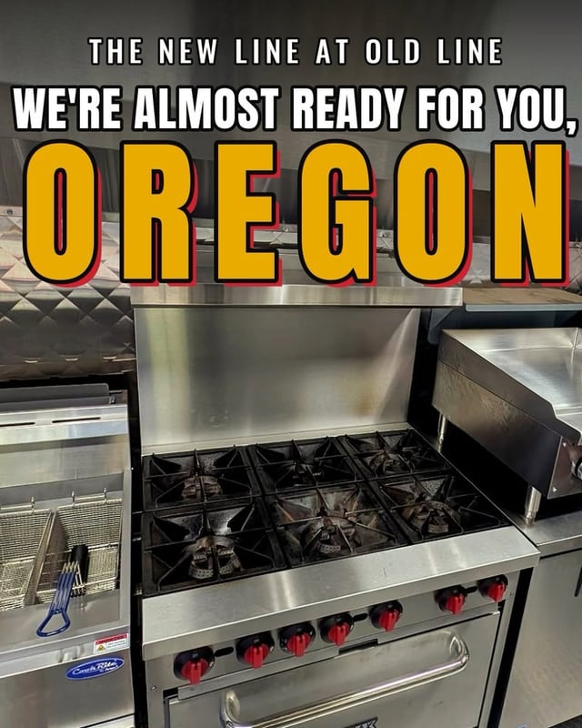 The new kitchen line in Redmond: we're almost ready for you, Oregon