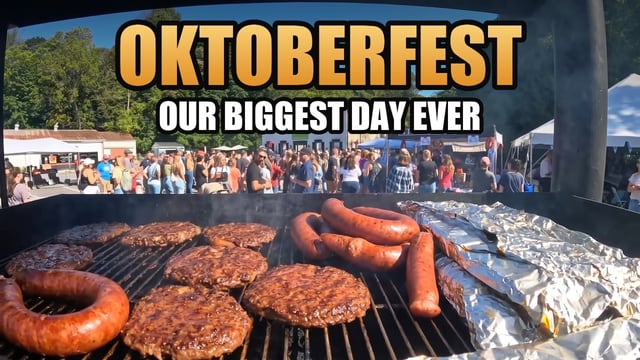 Working Mount Airy Oktoberfest (Our Biggest Day Ever)