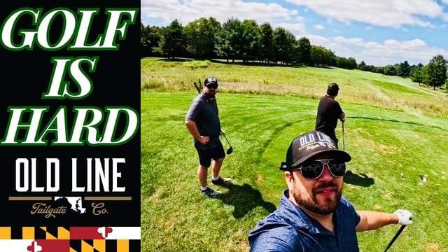 FOOD TRUCK CREW TAKES A DAY OFF FOR GOLF | Old Line Tailgate Hits The 