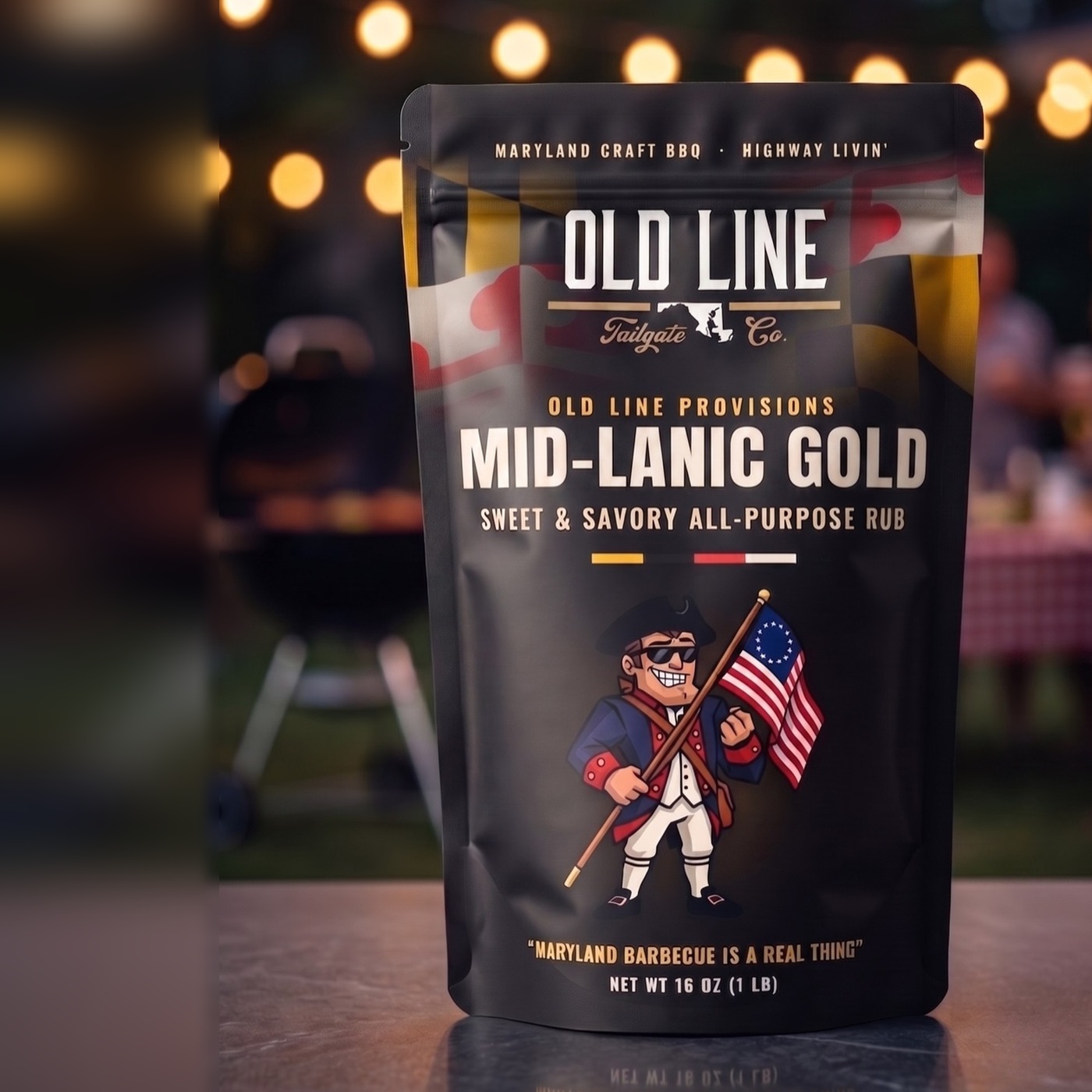 Mid-Lanic Gold – Old Line Provisions sweet & savory all-purpose rub